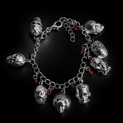 "Silver Screen" Classic Horror Bracelet